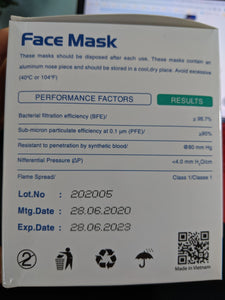 Medical Masks for Kids and Teens 4-12 years old